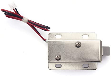 DC 12V Lock Door Electric Lock Assembly Solenoid Small Electric Lock Access Control Lock for Door Cabinet Drawer Security Electronic Lock for All Kinds of Container Products AB0122 - Image 2