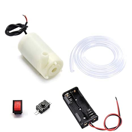 DC 3-6V Micro Submersible Mini Water Pump for DIY Projects Kit (Ivory) AB0177