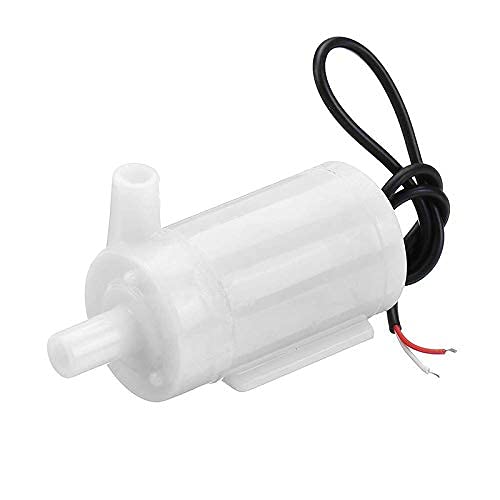 (Pack of 2) Mini Water Pump 3-6 V DC Water Pump, Aquarium, Fish Tank and for School Projects and Models Submersible and Non Submersible Mini Water for Fountain Garden Fish Tanks (White) AB0178 - Image 3