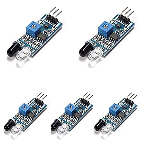 IR Proximity Sensor for Obstacle Sensing, Line Follower Robots and Other DIY Electronic Projects (10 Pcs) AB0087