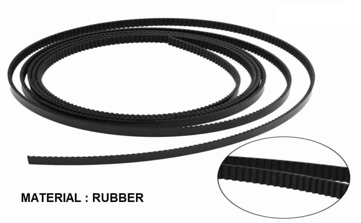 2 meter Length GT2 Timing Belt 6mm Width open loop 2mm pitch for 3D Printer Robotics CNC DIY Projects AB0295