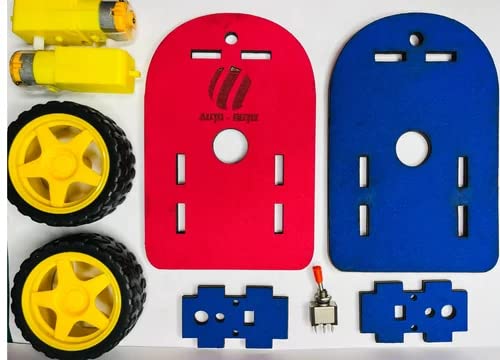 Unbreakable 2 Wheel Drive Double Layer Smart Robo Car Chassis DIY Kit - Image 2