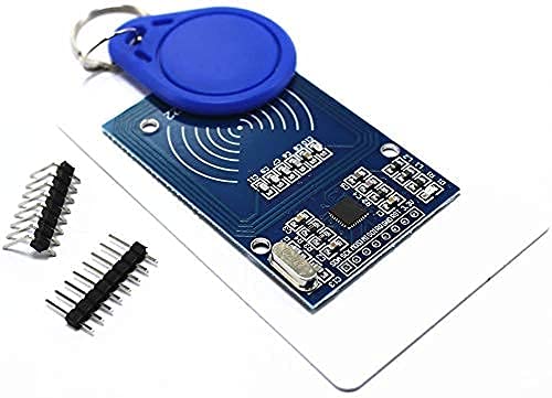 RC522 RFID Kit-13.56MHz RFID-RC522 Reader/Writer Module+Standard Blank RFID Chip+Straight Header Strip+Right-Angle Header Strip+A Special Shaped RFID Tag Keychain AB0193 - Image 4
