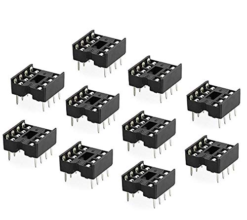 8 Pin Dip Ic Base Socket (Pack of 10)