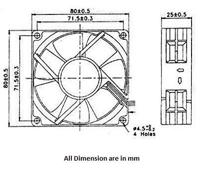 DC Axial Computer Case Cooling Cabinet Fan 12volt for Inverter & SMPS - Image 2