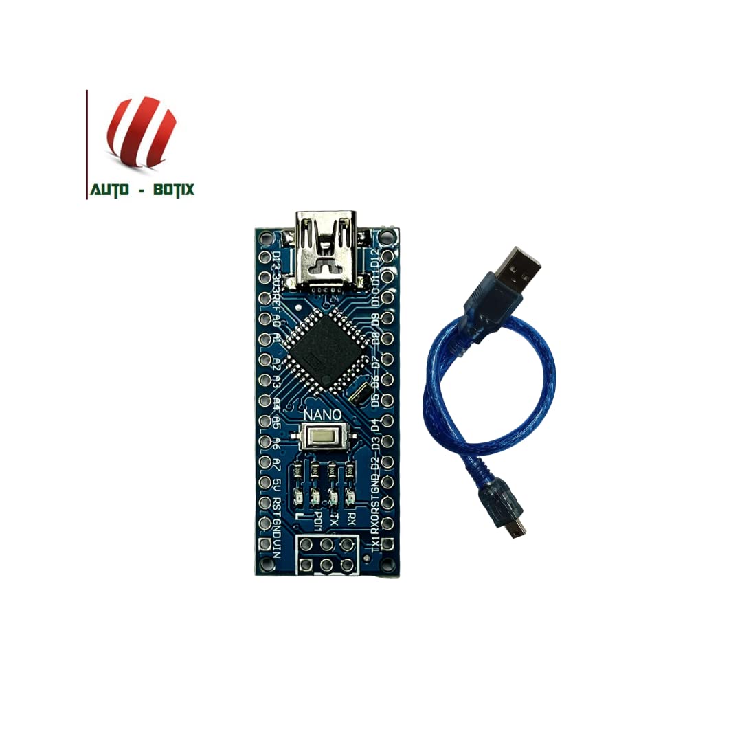 Nano V3.0 Board compatible with Arduino Nano CH340/ATmega328P with USB CABLE - Image 5