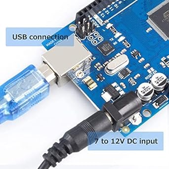 MEGA R3 Board ATmega 2560 + USB Cable Compatible with Arduino IDE Projects AB0130 - Image 3