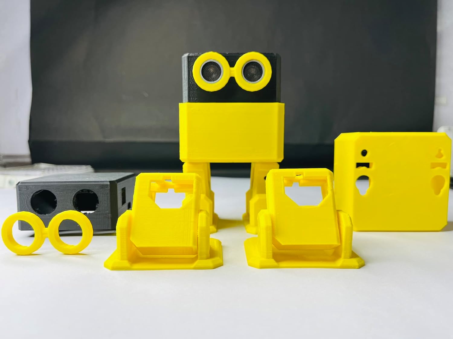 OTTO Dancing BOT Complete 3D Printed DIY KIT 3D Parts & All Electronic Circuitry || Development Board || Sensor || Motors (Pack of 1) AB0164 - Image 4