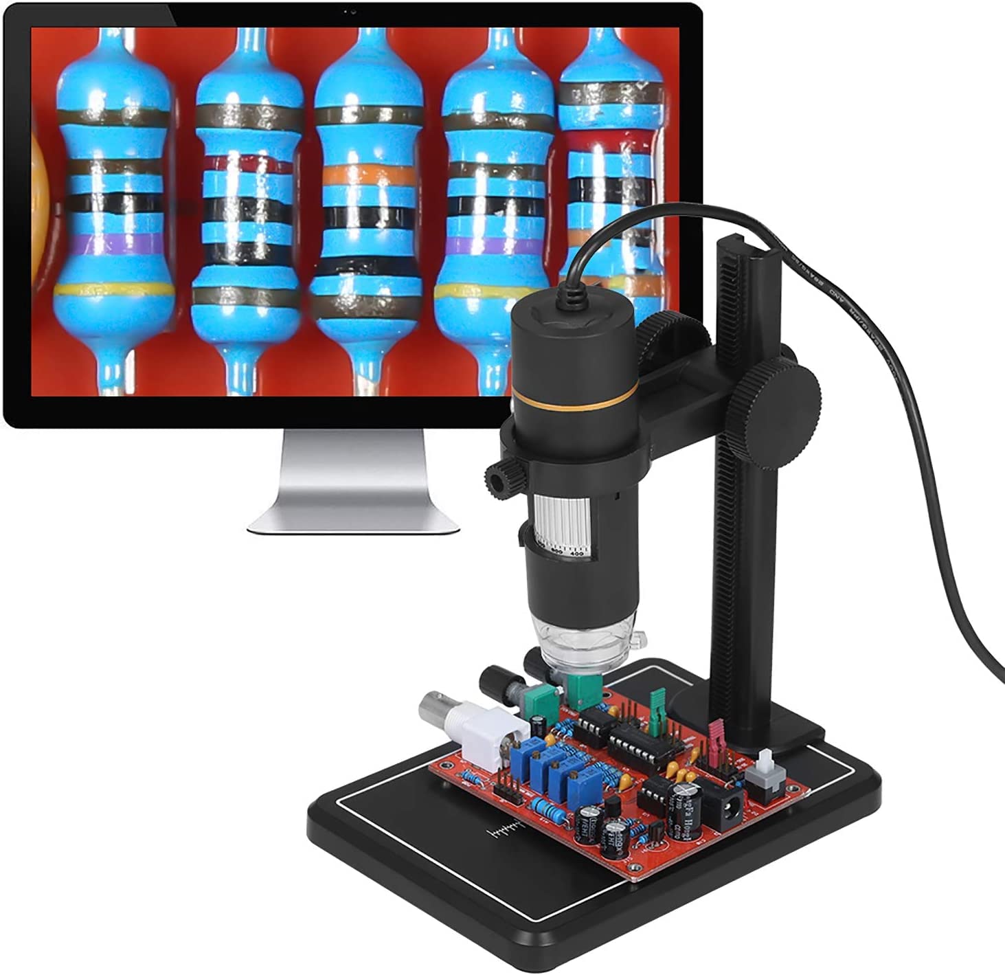 Digital 50X to 1000X Magnification WiFi USB Microscope with 8 LED HD 1080P 2MP Camera, Handheld Microscope Endoscope Magnifier for iPhone Android, iPad Windows MAC (USB-WIFI-1000x) AB0079 - Image 3
