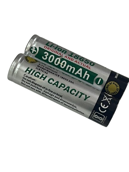 3000 mah 3.7volt VIPOW 18650 Lithium ion battery, Rechargeable Battery, Flat TOP(Pack of 2) - Image 2