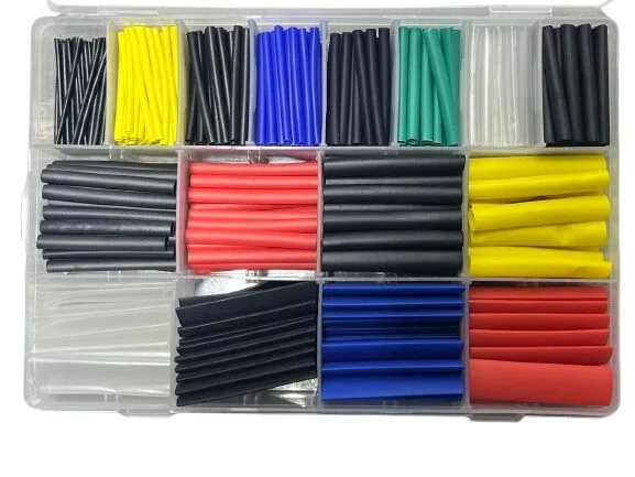 580 PCS Heat Shrink Tubes Insulated Wire Cable Sleeving Wrap - Multi Colour
