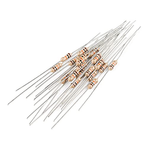 Through Hole Resistors, 1K Ohm, 2 Watt, 5% Tolerance, Axial Lead, 100 Pieces