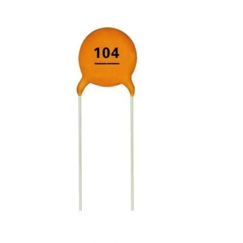 Ceramic Capacitor, 0.1uF (104), Pack of 10