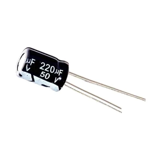Electrolytic Capacitor, 220uF 50V, Pack of 10