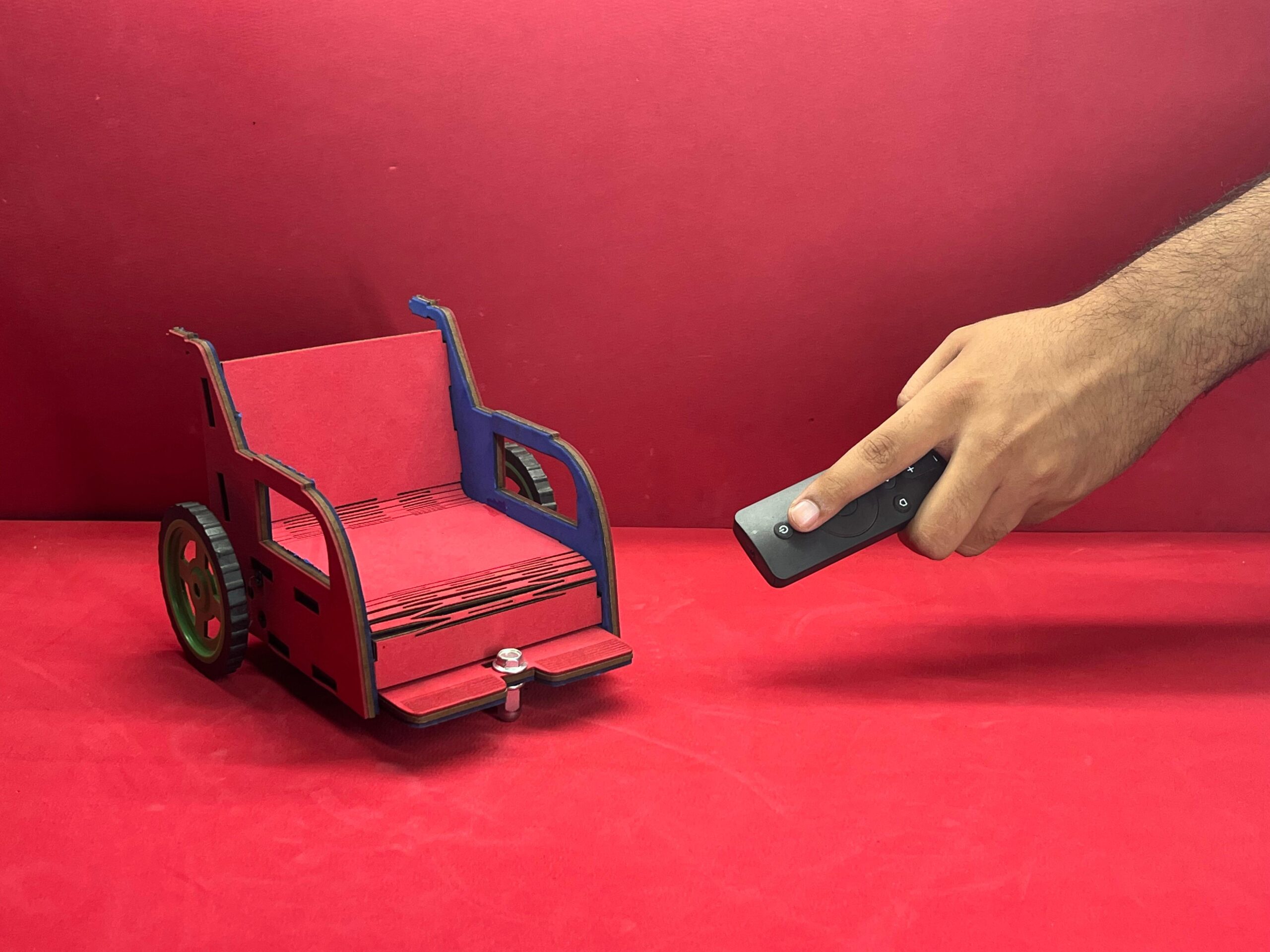 IR Remote Control Wheel Chair DIY Project For Science/Engineering Students - Image 2