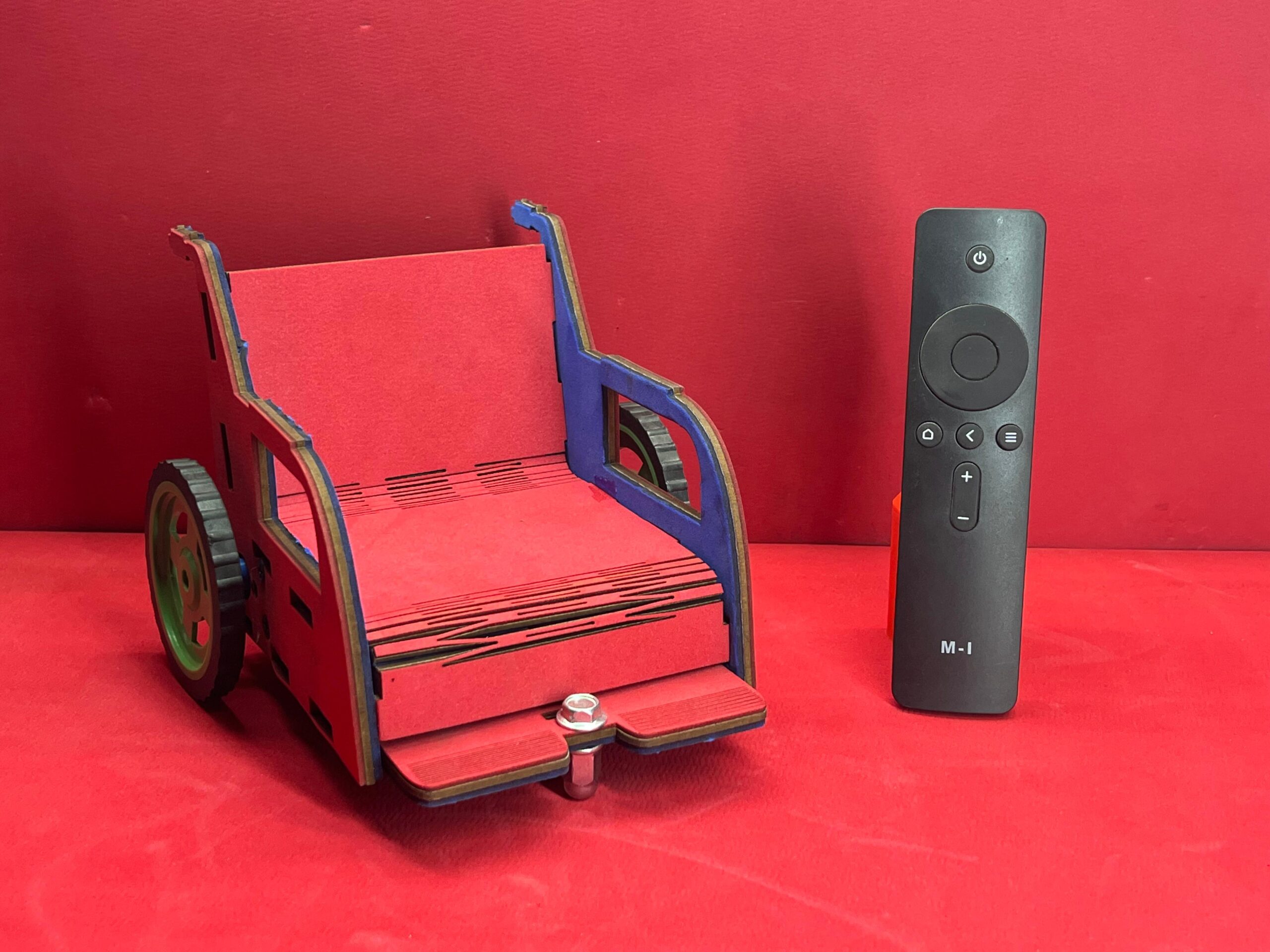 IR Remote Control Wheel Chair DIY Project For Science/Engineering Students
