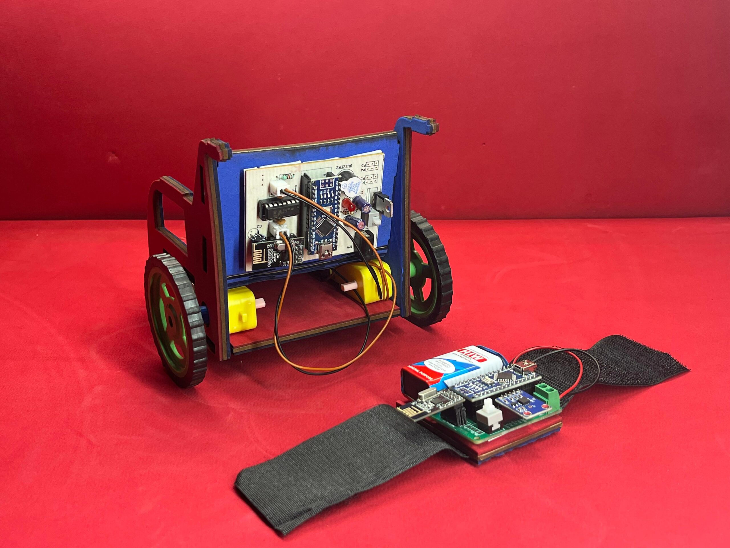 Hand Gesture Controlled Wheel Chair DIY Project For Science / Engineering Students - Image 3