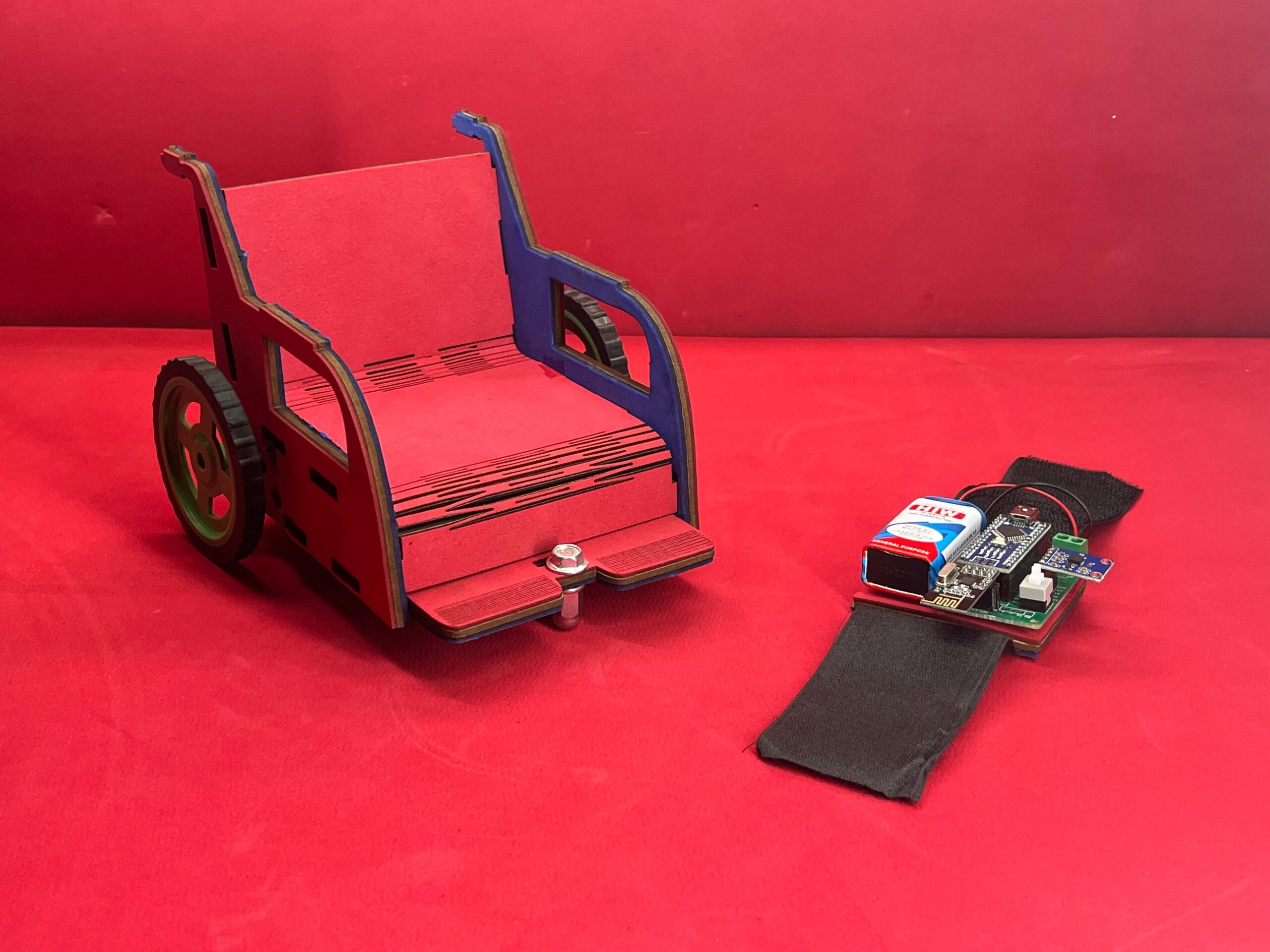 Hand Gesture Controlled Wheel Chair DIY Project For Science / Engineering Students - Image 2