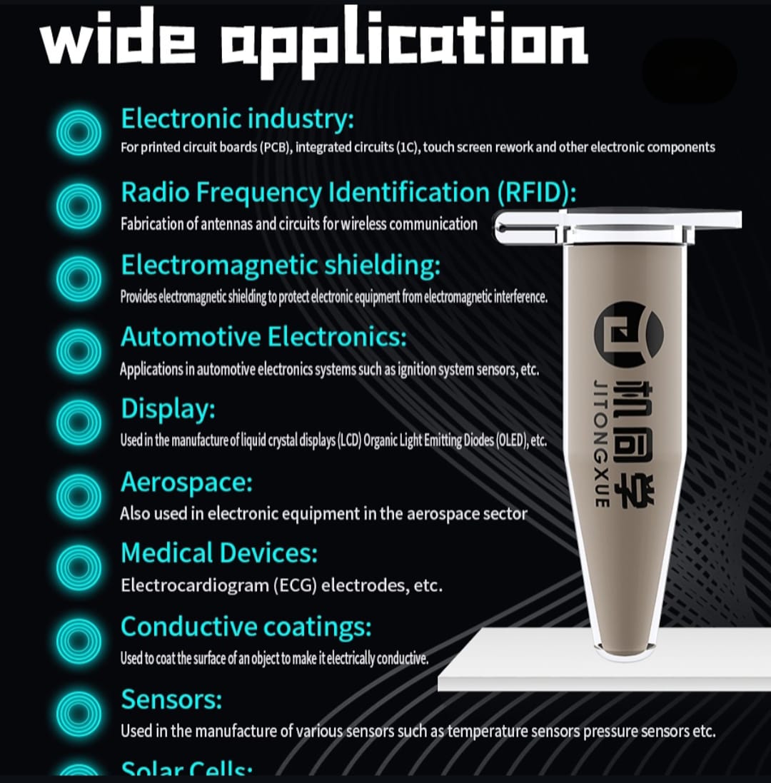 JTX F1 Jumper Conductive Silver Paste Set for iPhone / Android Screen Repair Line - Image 3