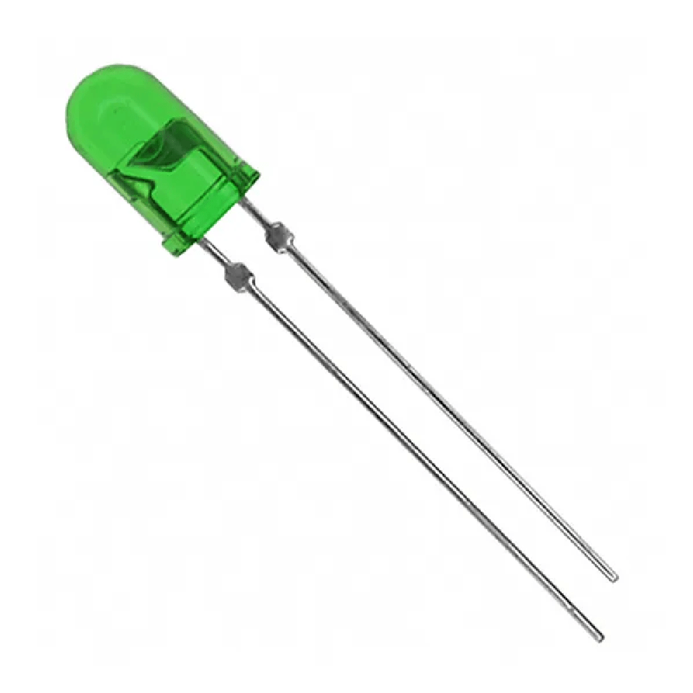 LED 5mm Green In Green (50 Pcs) - Image 2