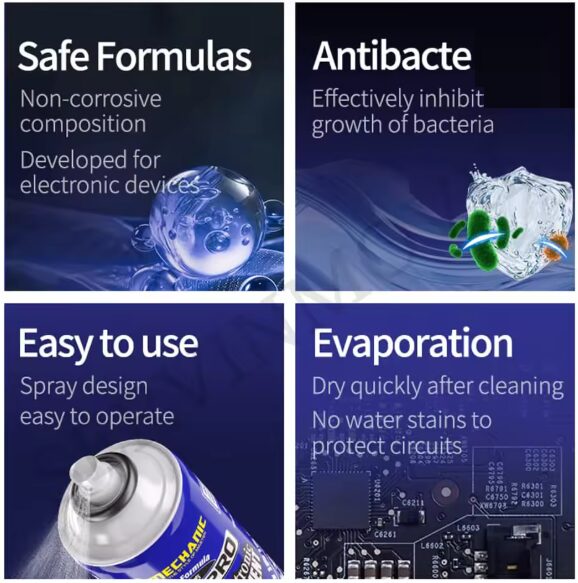 Auto Botix Mechanic 530 Precision Electronic Cleaning Solvent 750ml - Image 6