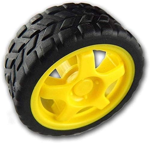 Autobotix Robot Wheel 66mm for DC Geared Motor, Pack of 2 - Image 3