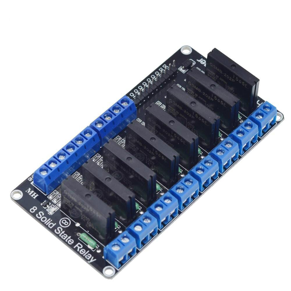 Auto Botix 8 Channel 5V Relay Module Solid State High Level SSR DC Control 250V 2A with Resistive - Image 2