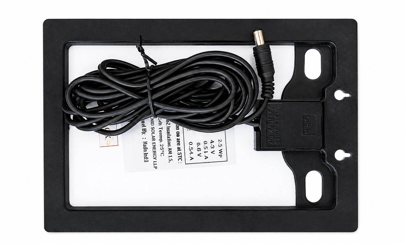 6.0V 2.5watt solar panel 205mm x 140mm x 20mm Pack of 1 - Image 4