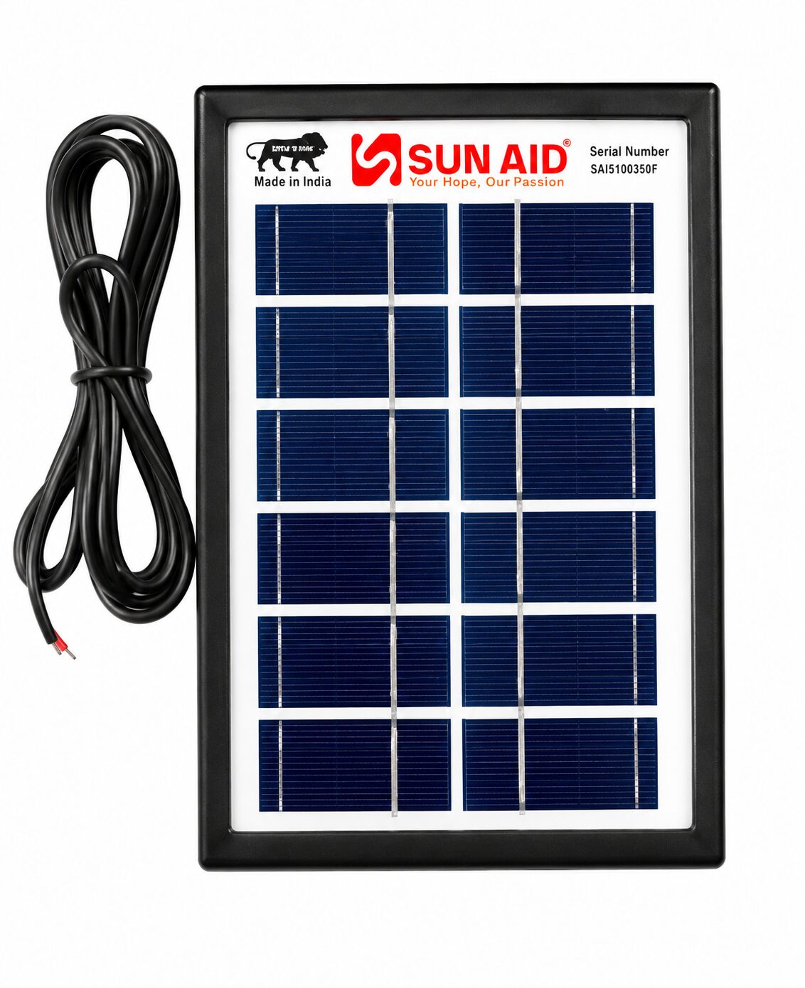 6V 3watt solar panel 145mm x 25mm x 208mm pack of 1 - Image 3