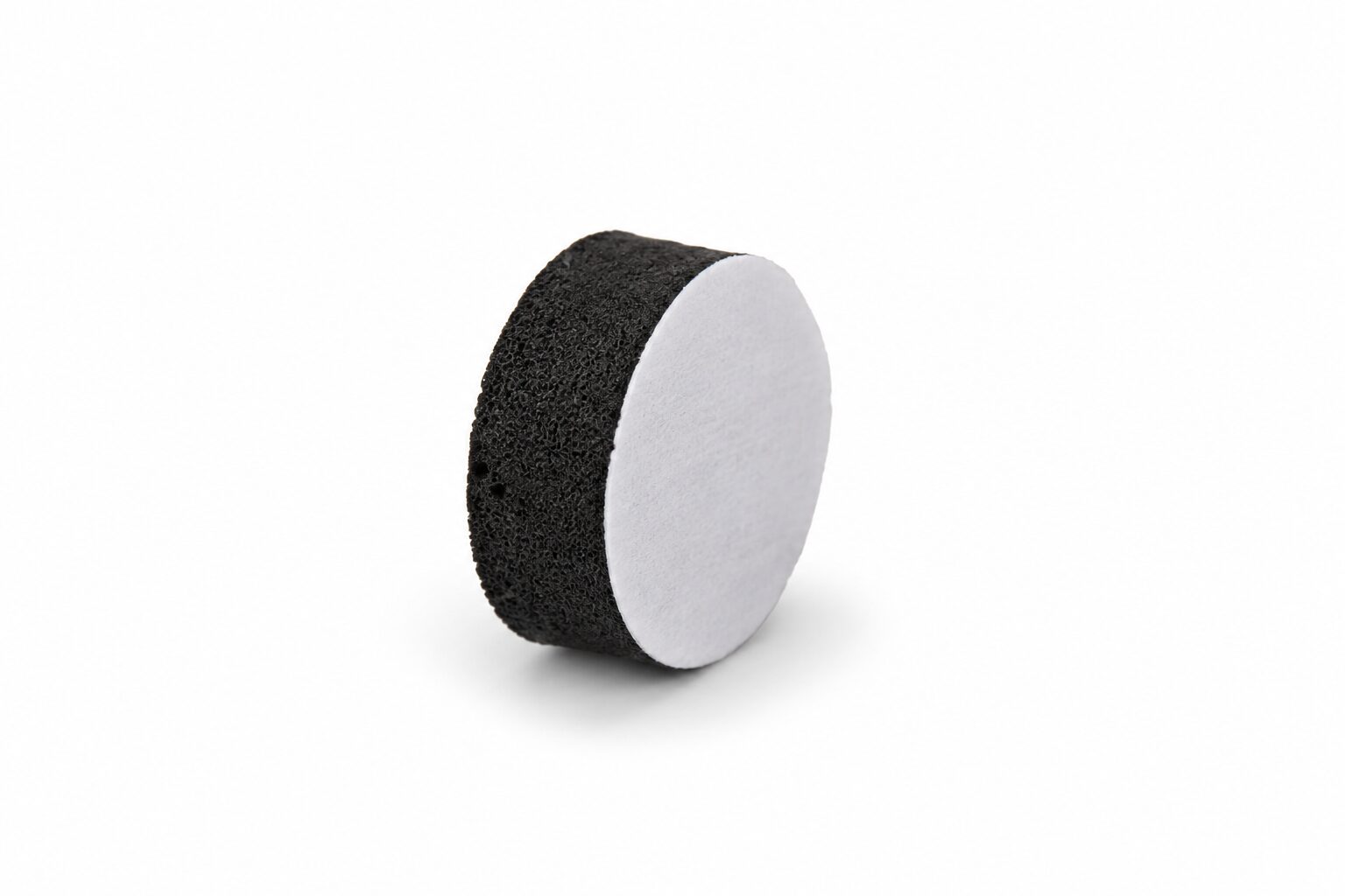 Auto Botix 1/2 Inch Die-Cut Round Adhesive EVA Foam Tape Gasket, Single-Sided Self-Adhesive Foam Pad, Black, Pack of 5