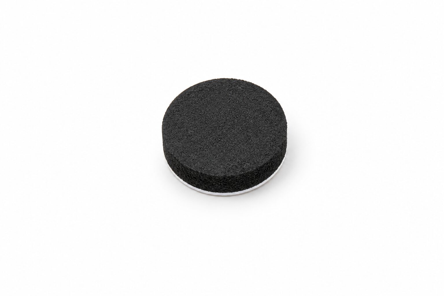 Auto Botix Die-Cut Round Adhesive Clip, Single-Sided EVA Foam Tape Gasket, Black, Pack of 10