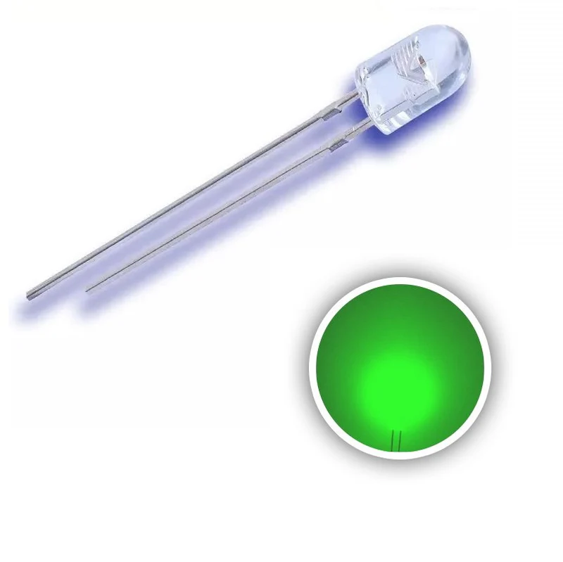 DIP LED 5mm Oval Shape (Pack of 20) - Image 2