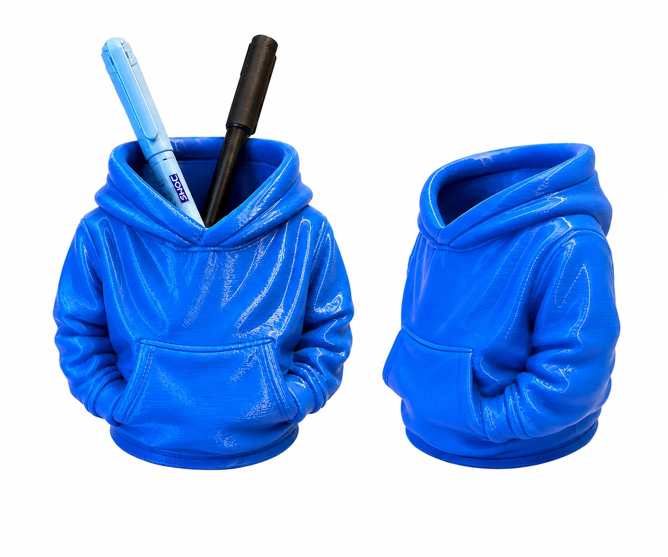3D Printed Hoodie Pen Holder for Desk | Stylish Desktop Organizer for Pens, Pencils & Stationery | Decorative Office Desk Accessory for Home, Study Table & Gifting - Image 7