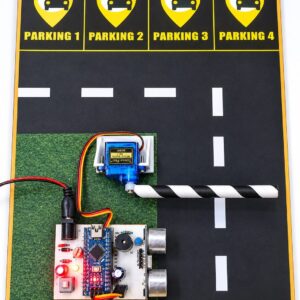 Automatic Smart Car Parking System Working Model – Ultrasonic Sensor & Servo Motor Based | Ready to Use